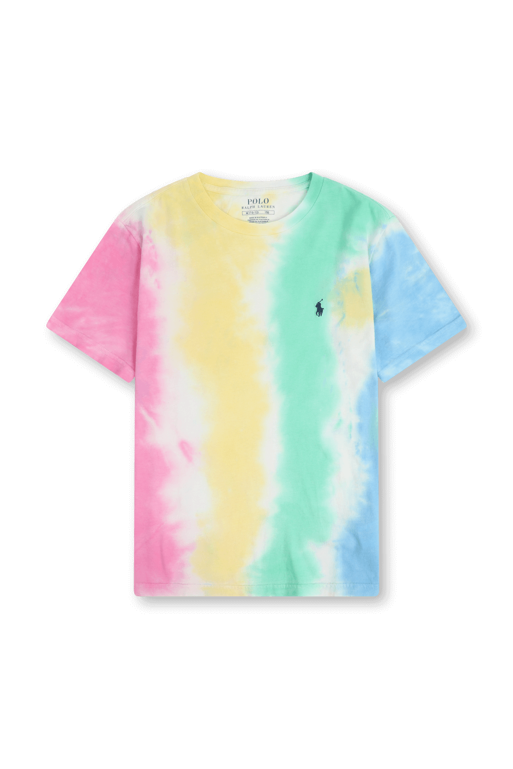 תמונה קידמית של גילאי 8-16 חולצת טאי דאי צבעונית