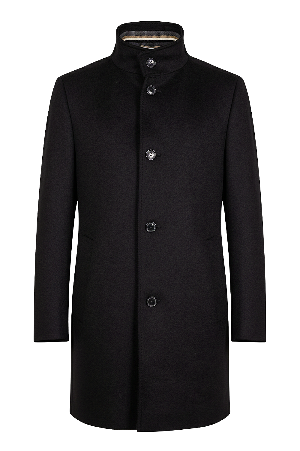 תמונה קידמית של מעיל צמר וקשמיר