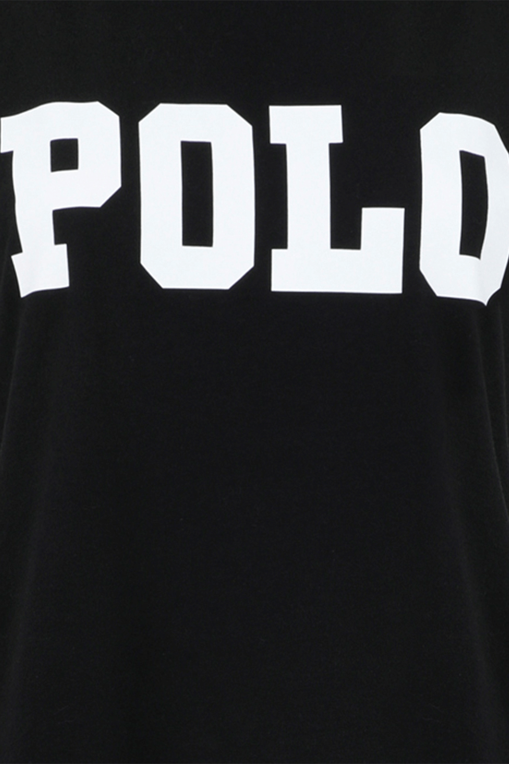 Big Fit Polo Cotton Tee in Black image number null POLO RALPH LAUREN