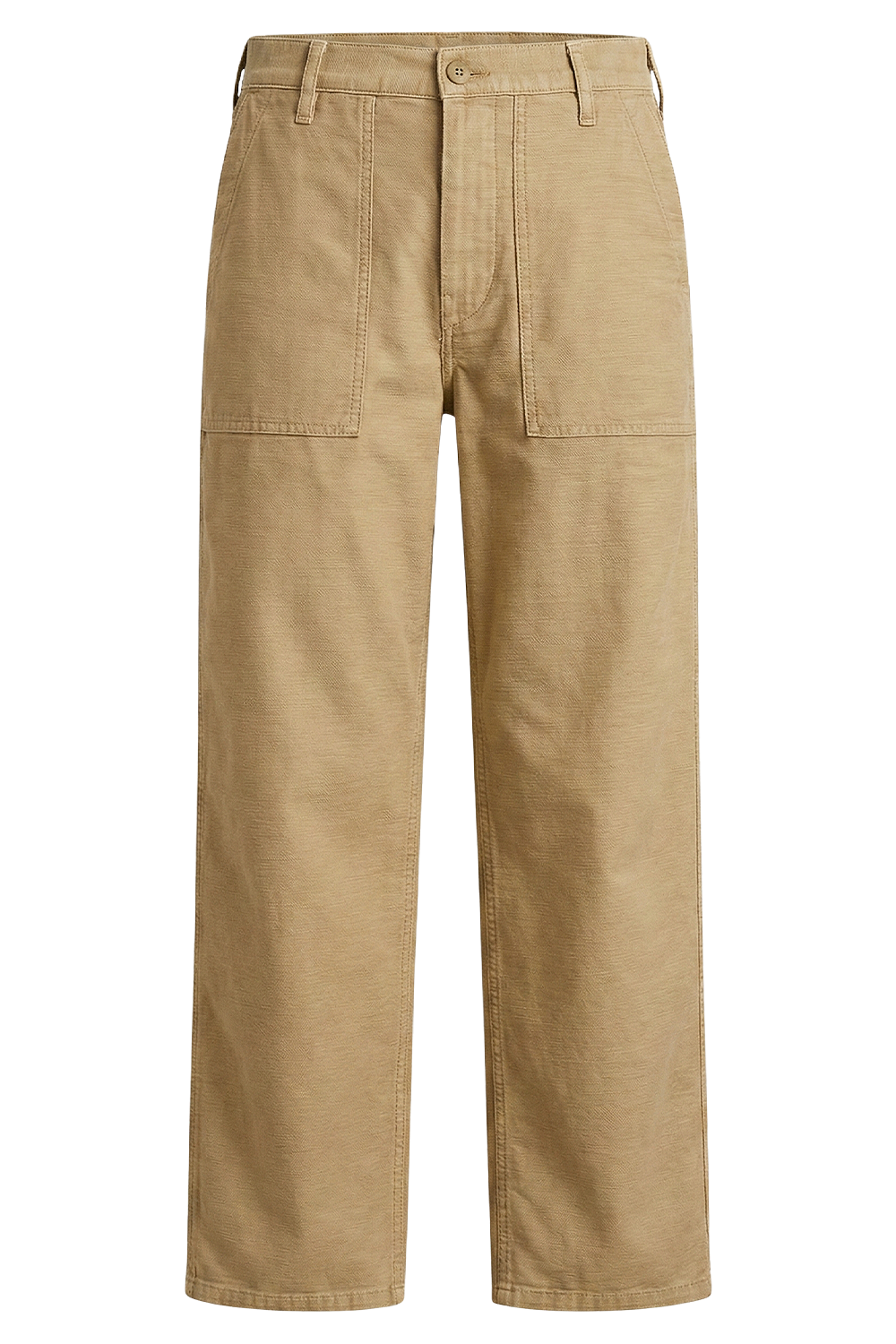 תמונה קידמית של מכנסיים בגזרה בינונית