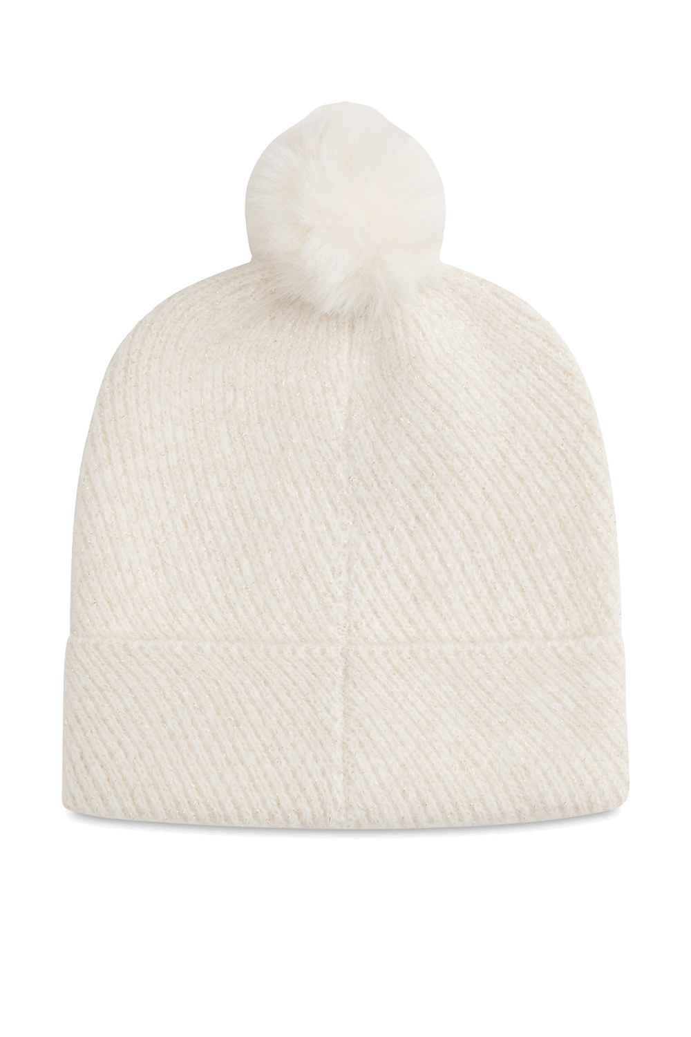 תמונה אחורית של כובע פונפון