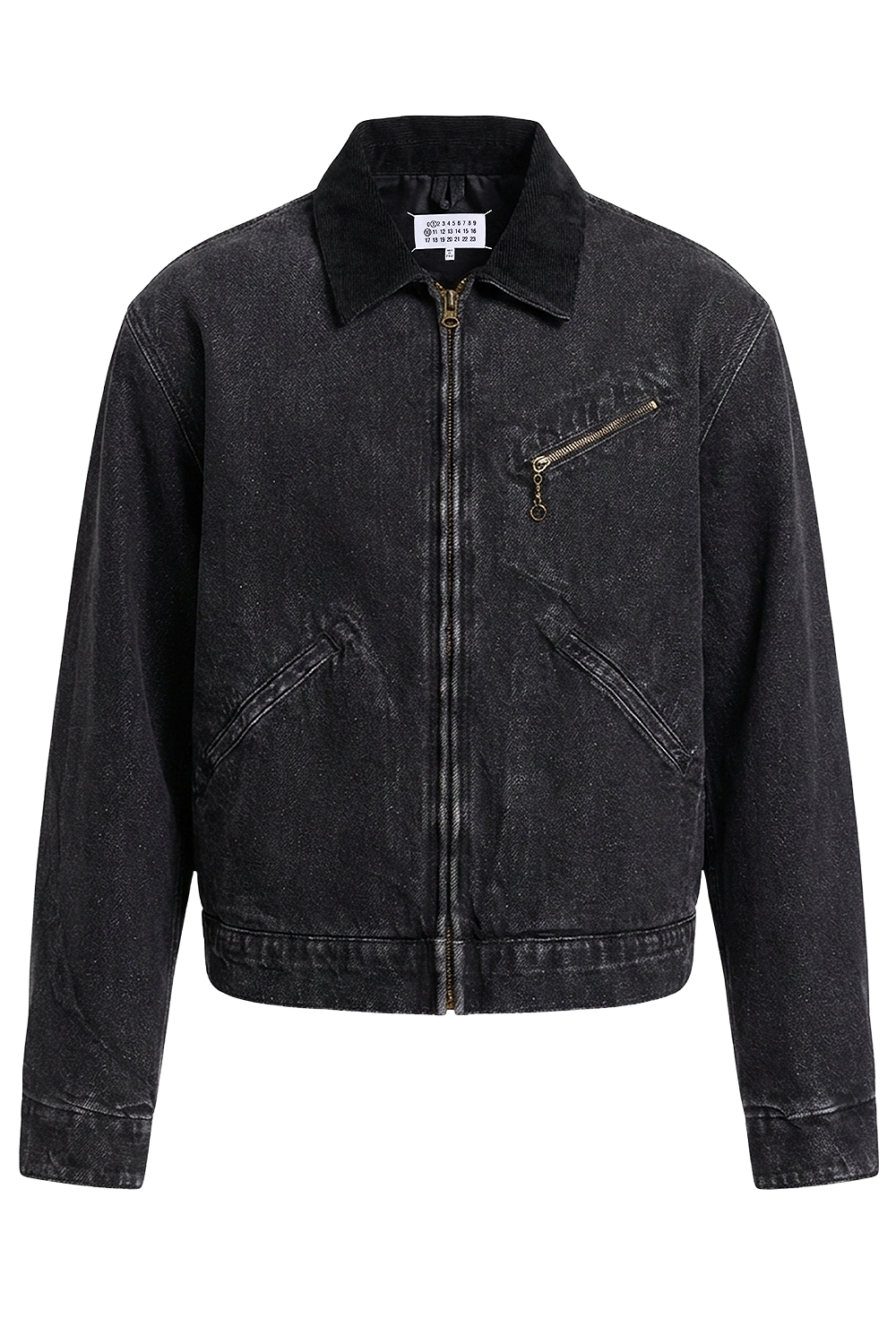 תמונה קידמית של ז'קט ג'ינס