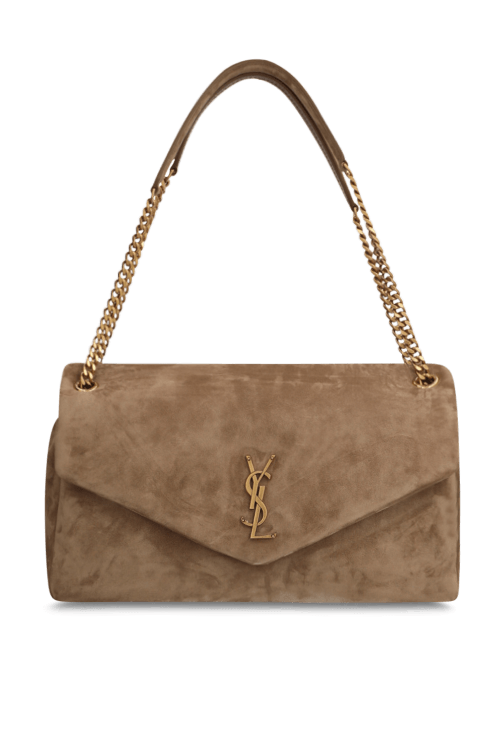 תמונה קידמית של תיק כתף זמש