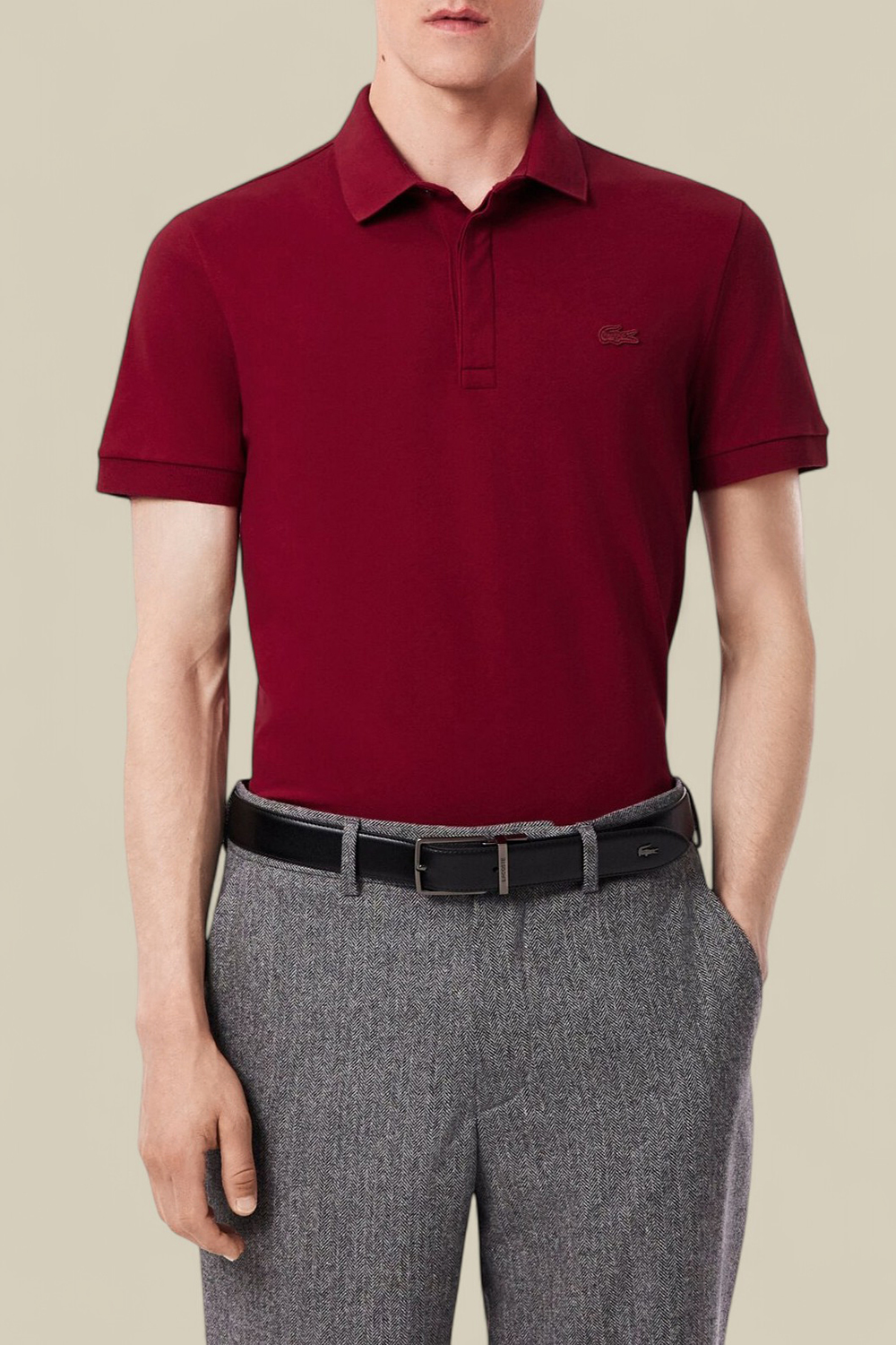 תמונת דוגמן קידמית של חולצת פולו סמארט פריז