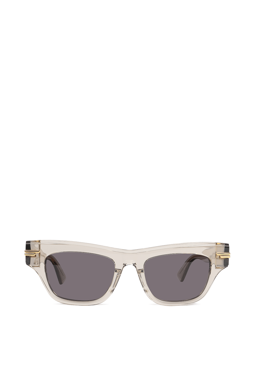 משקפי שמש עם מסגרת שקופה image number null BOTTEGA VENETA