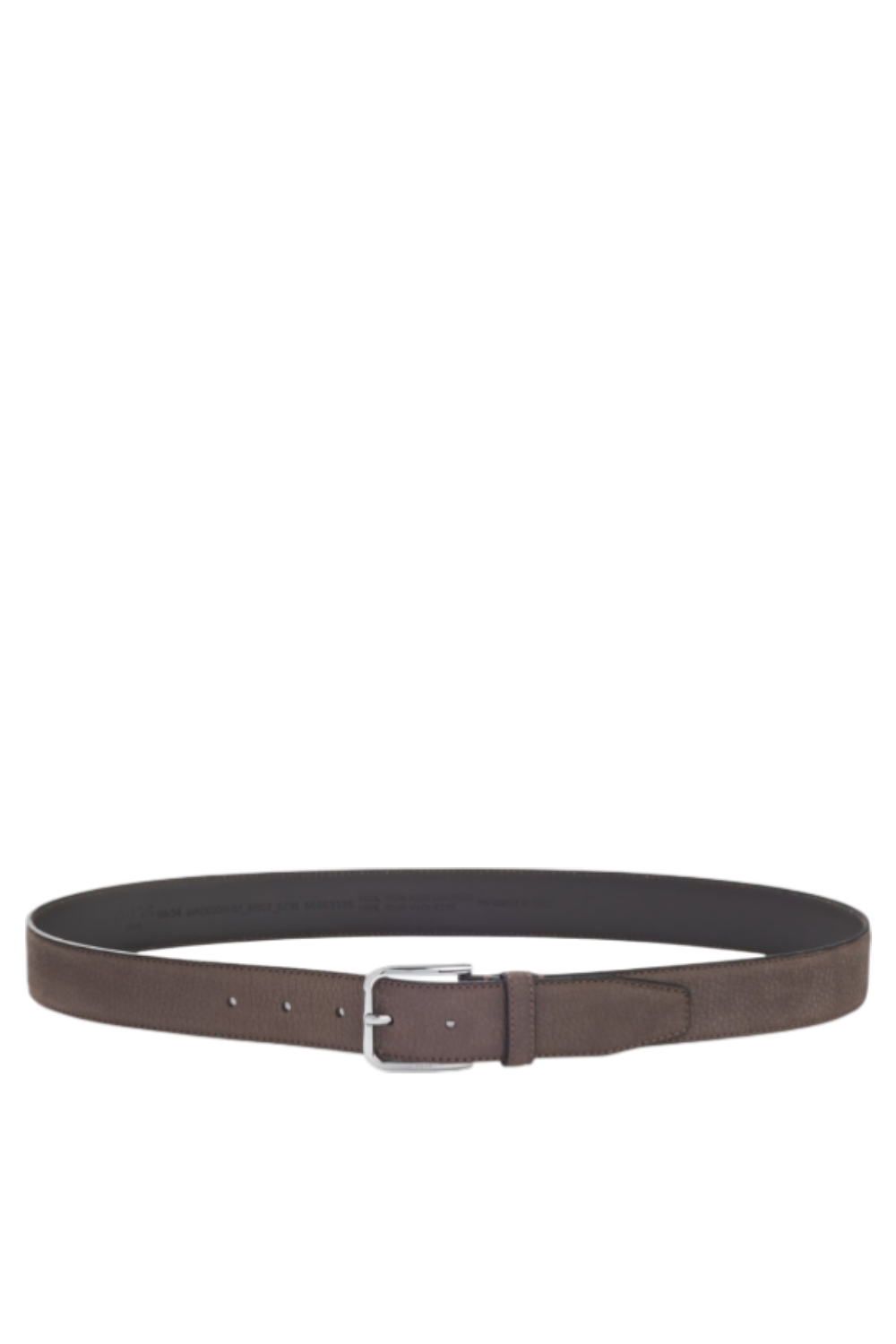 תמונה קידמית של חגורת עור