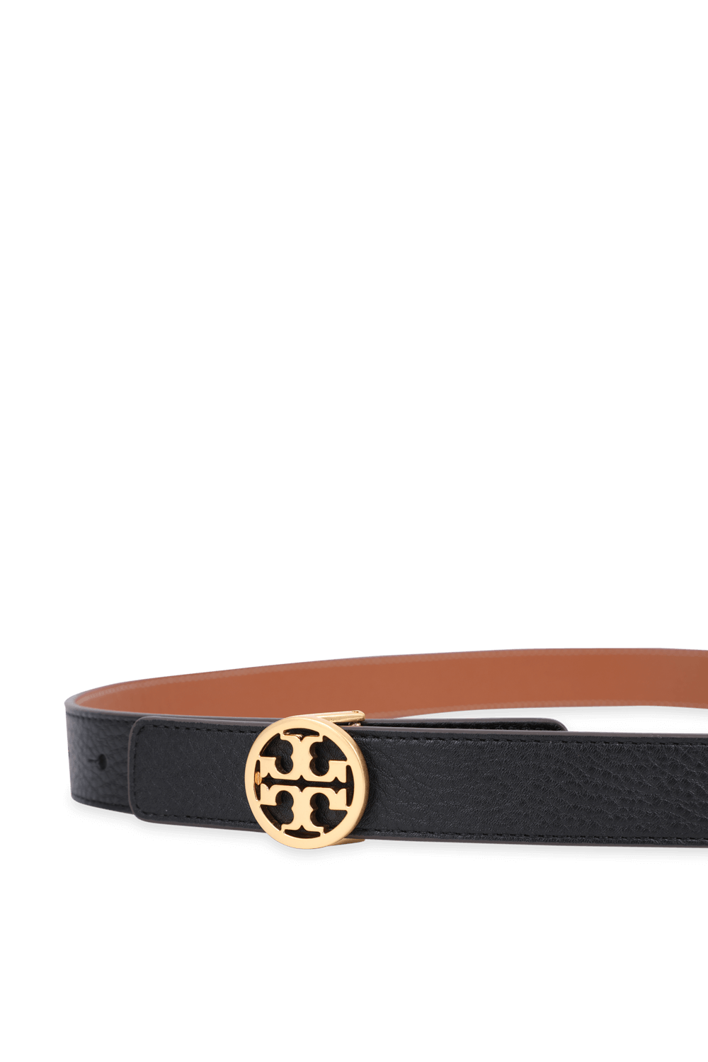 תמונת פנים של Logo Leather Belt in Black