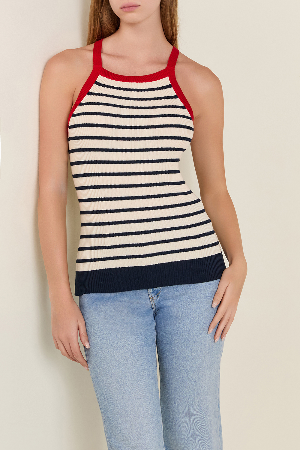 תמונת דוגמן קידמית של סופיה ריצ'י X טומי הילפיגר גופייה