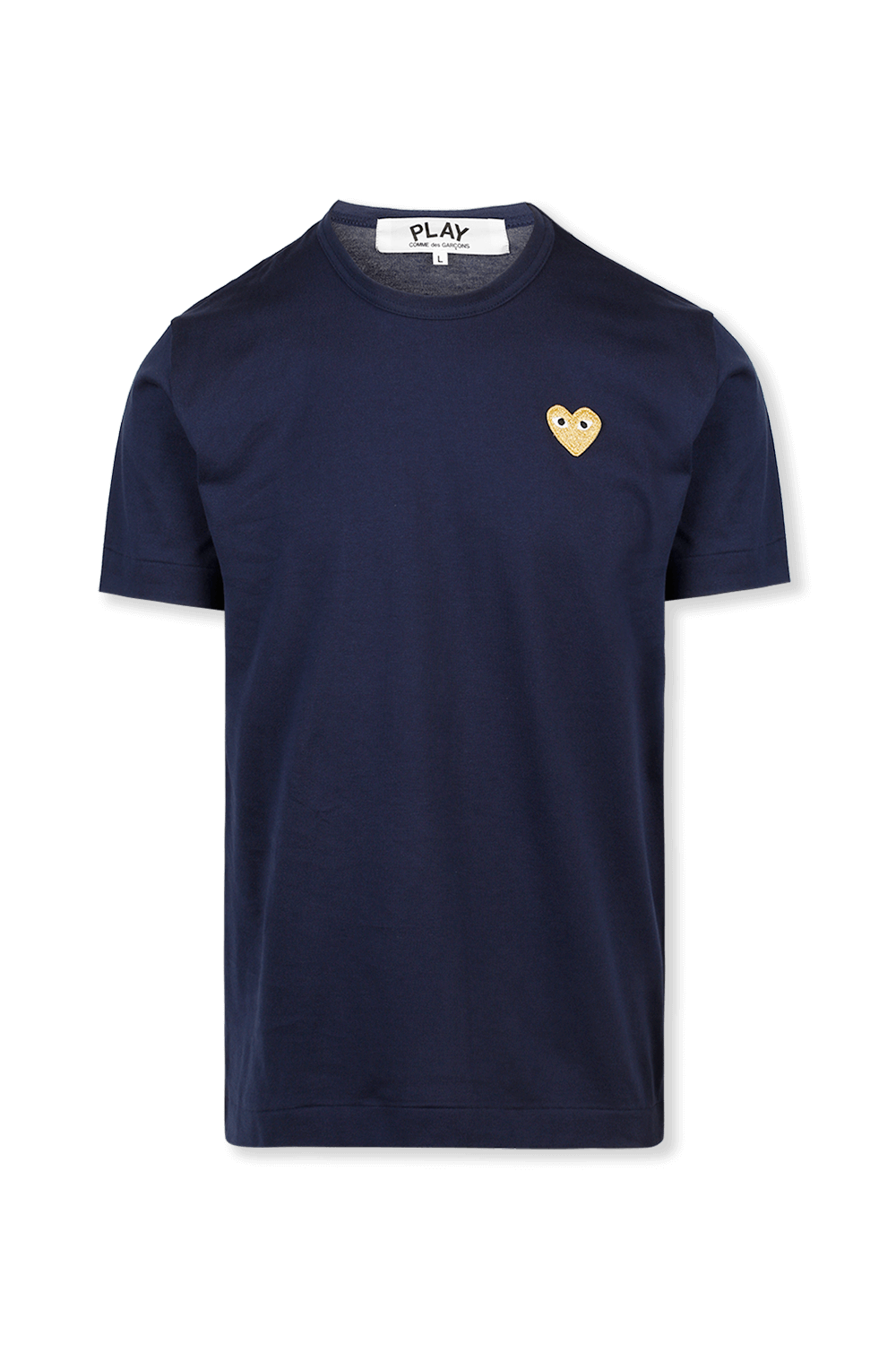 Small Heart Tee in Navy COMME des GARCONS