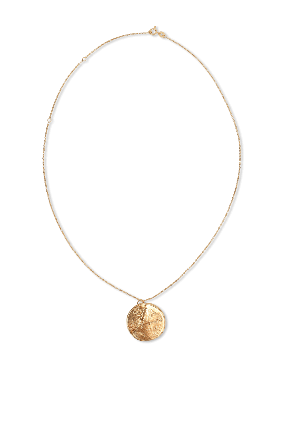 תמונה קידמית של שרשרת דה פרקטור פואט בגוון ברונזה מוזהב