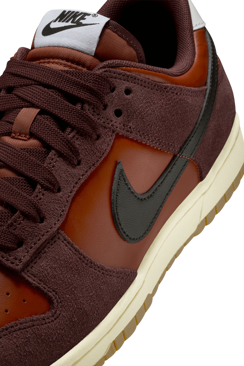 תמונת פנים של נעלי סניקרס דאנק רטרו