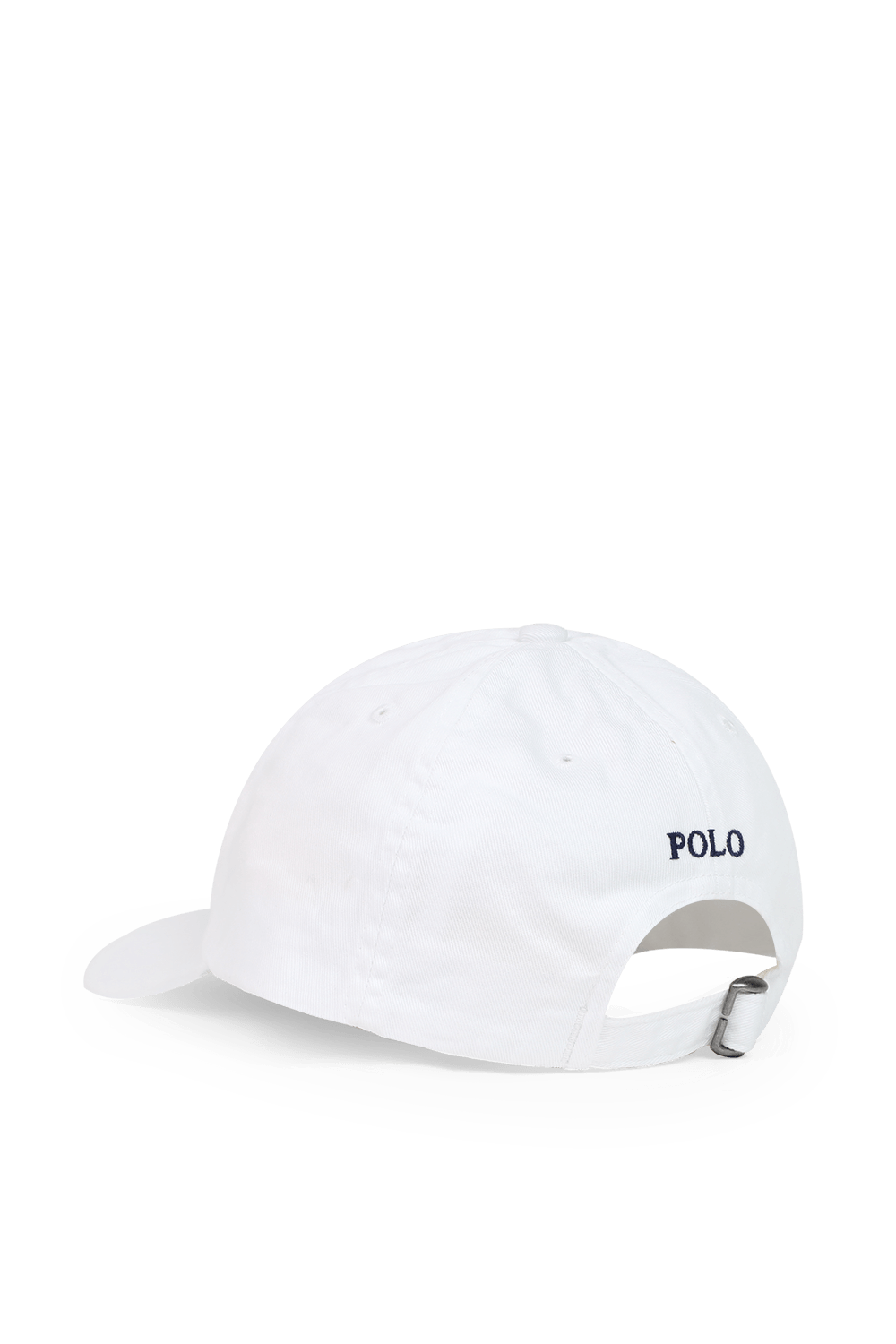 כובע בייסבול בלבן עם רקמת פרש POLO RALPH LAUREN KIDS