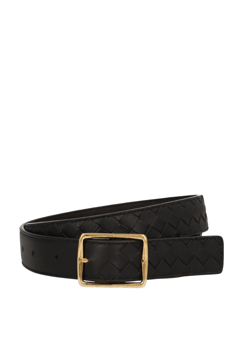 תמונה קידמית של חגורת עור