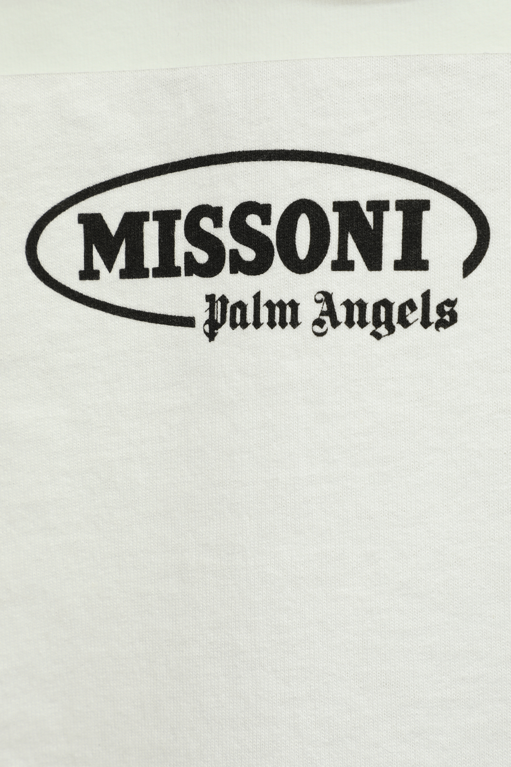 תמונה אחורית של Palm Angels X Missoni Bear T-Shirt in White