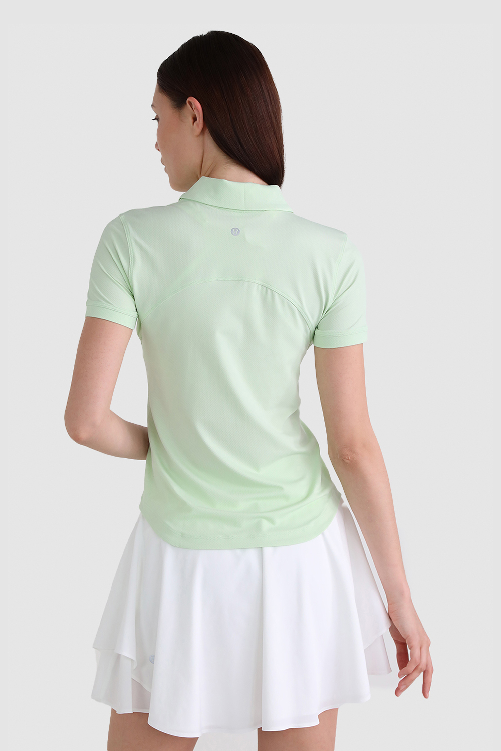 תמונת דוגמן אחורית של Quick-Dry Short-Sleeve Polo Shirt