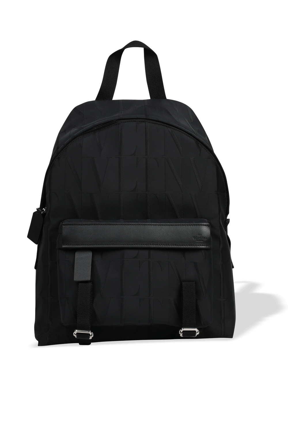 תמונה קידמית של Logo Print All Over Backpack in Black