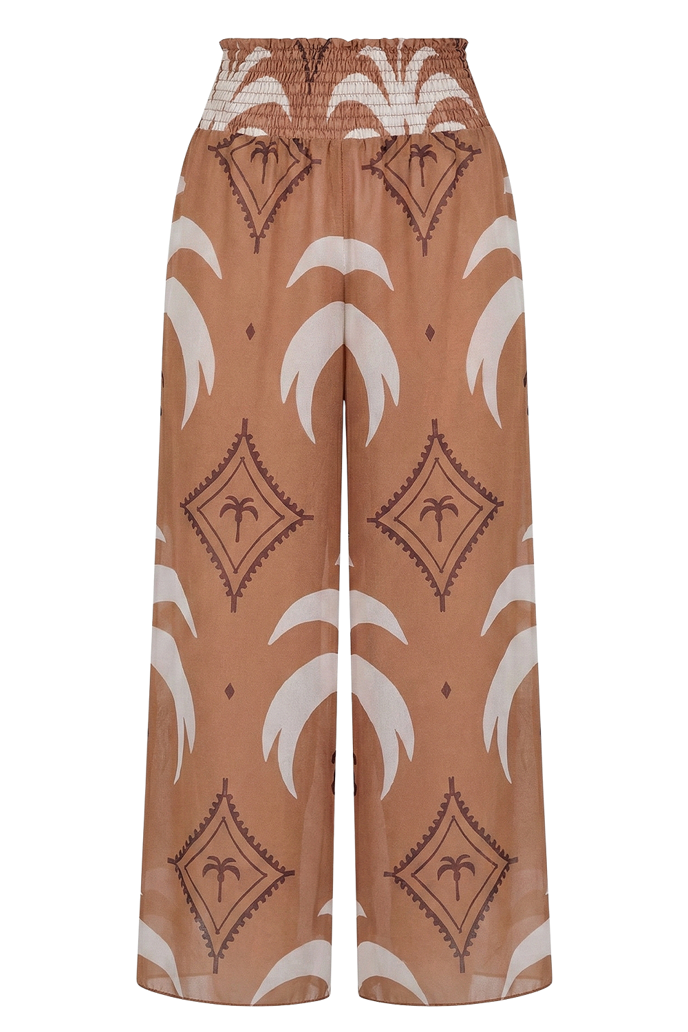 תמונה אחורית של מכנסיים רחבים