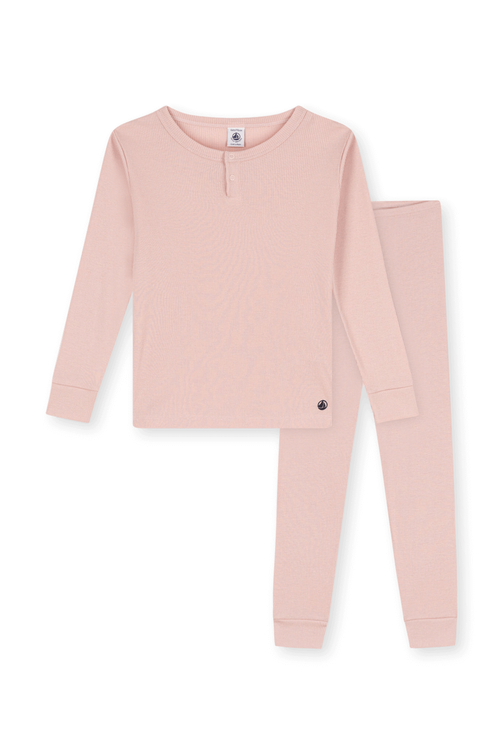תמונה קידמית של סט פיג'מה ארוך מכותנה היפואלרגנית - גילאי 6-12