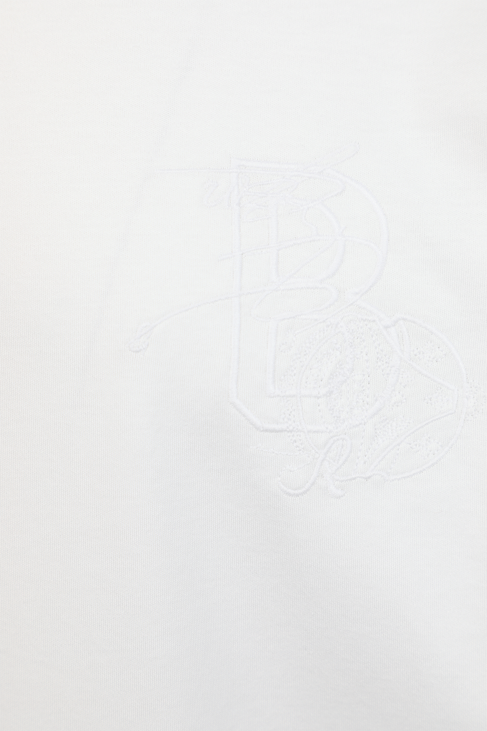 חולצת טי עם לוגו רקום בגוון לבן BERLUTI