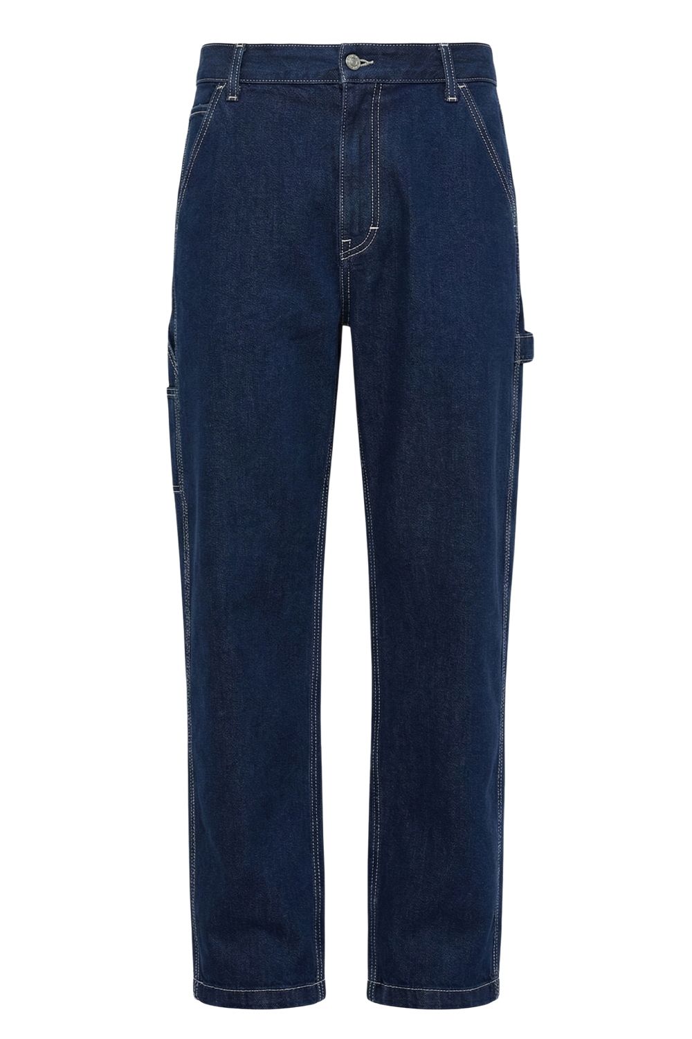 תמונה קידמית של מכנסי ג'ינס בגזרה ישרה