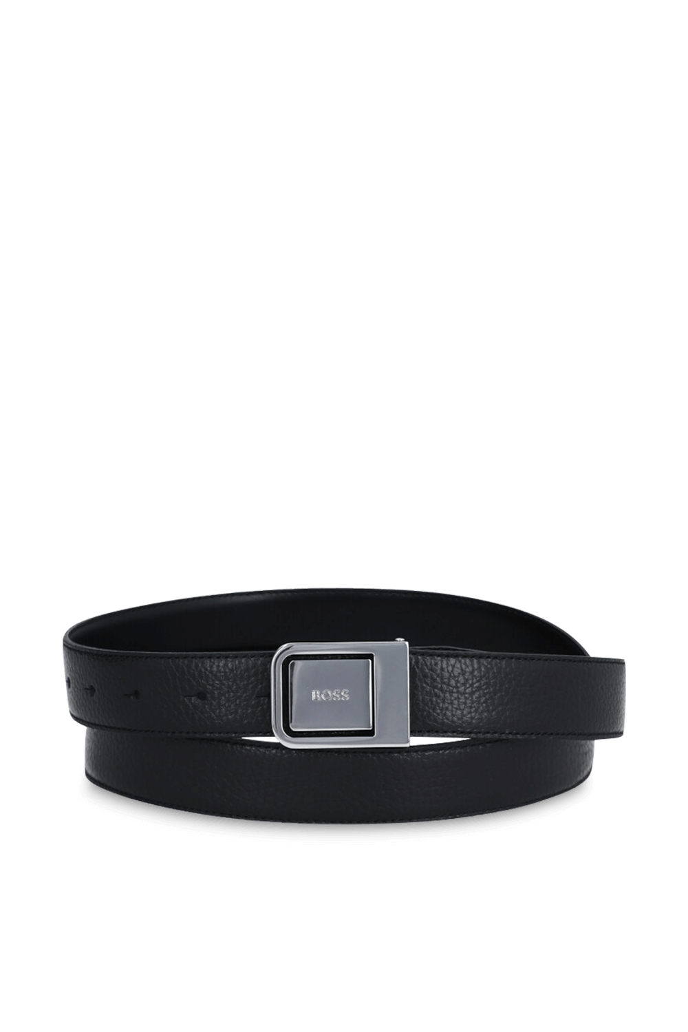 תמונה קידמית של חגורת עור