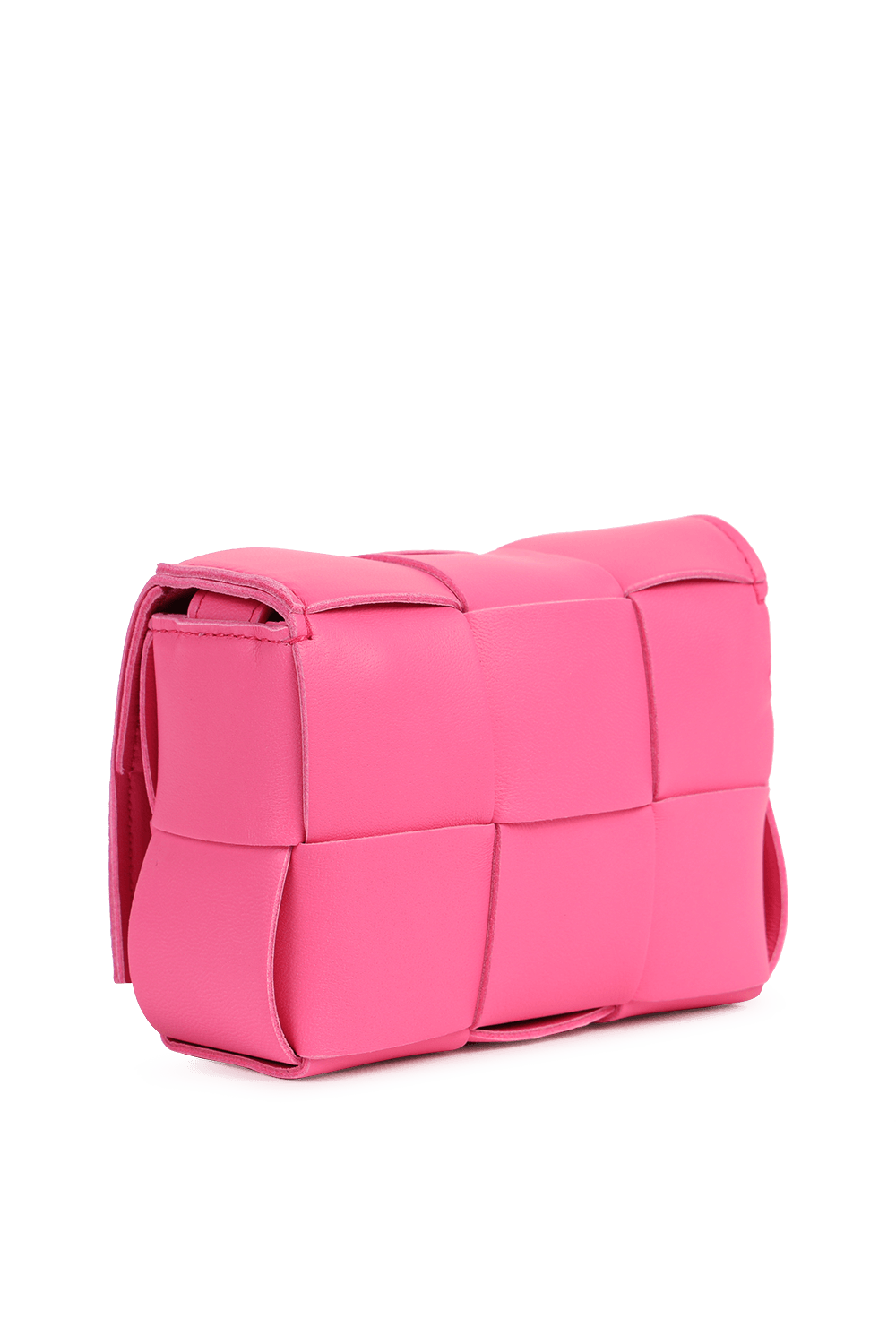 תמונה אחורית של תיק מיני קסטה בצבע ורוד