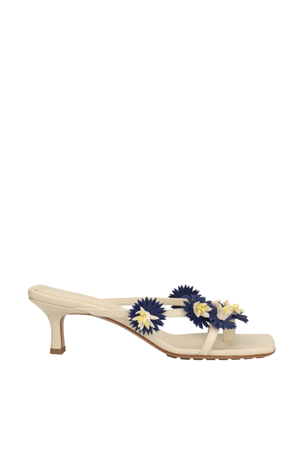 תמונה קידמית של סנדלי עקב ריבה