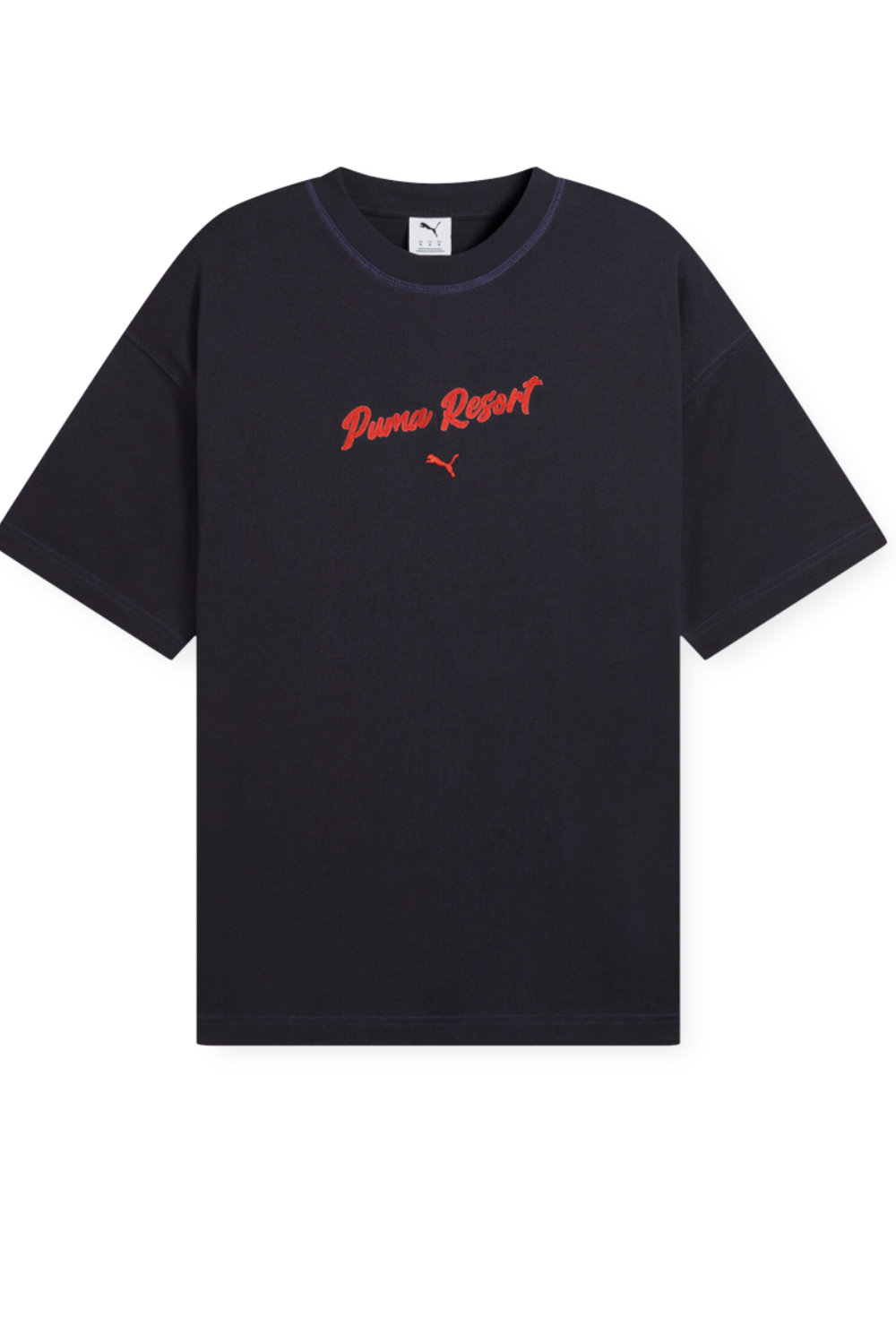 תמונה קידמית של חולצת טי אוברסייז