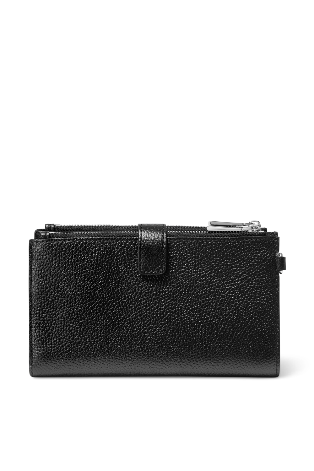 Adele Pebbled Leather Smartphone Wallet in Black MICHAEL KORS