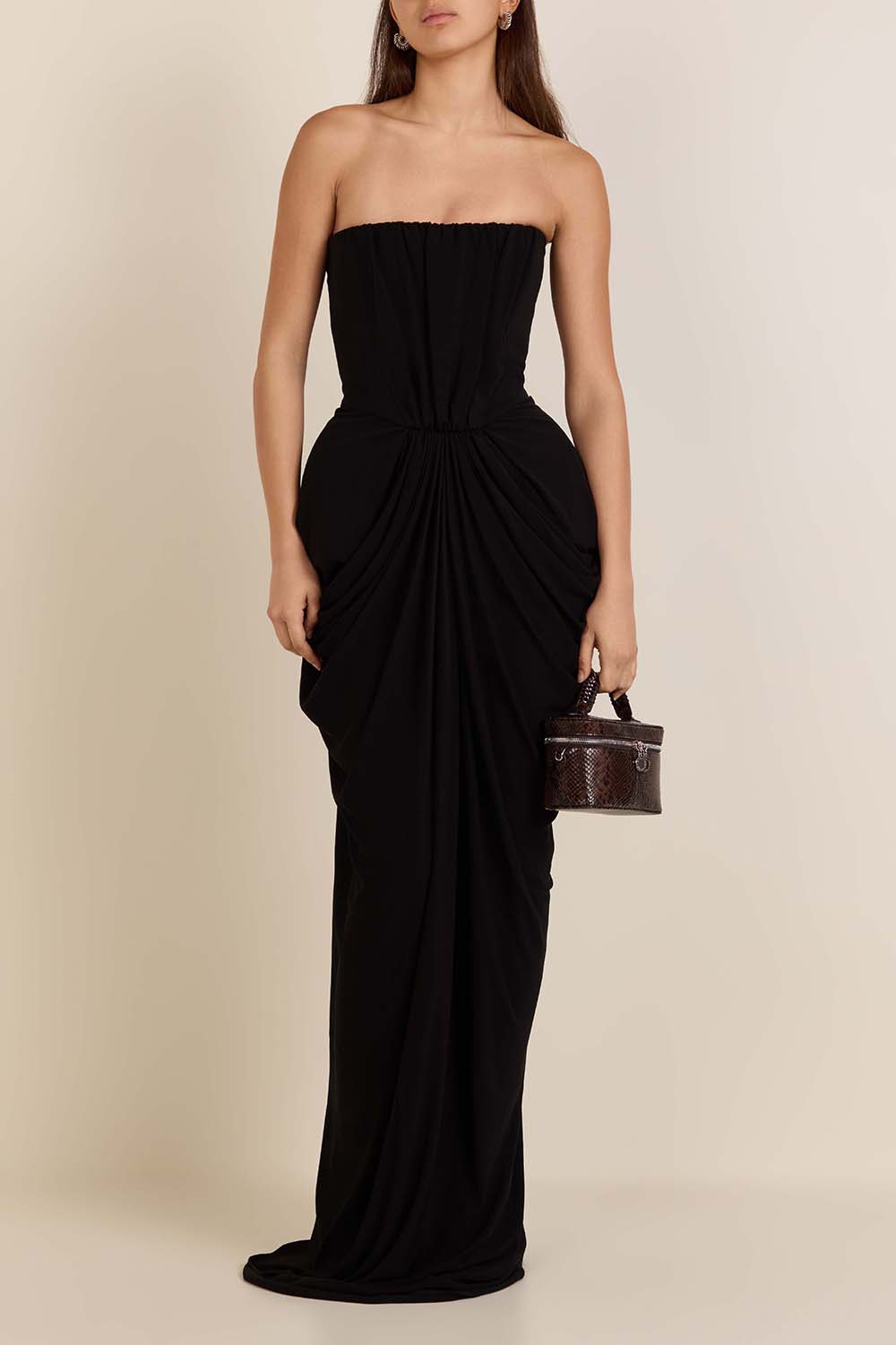 תמונת דוגמן קידמית של תיק יד פלאבלה פאוץ' סמול