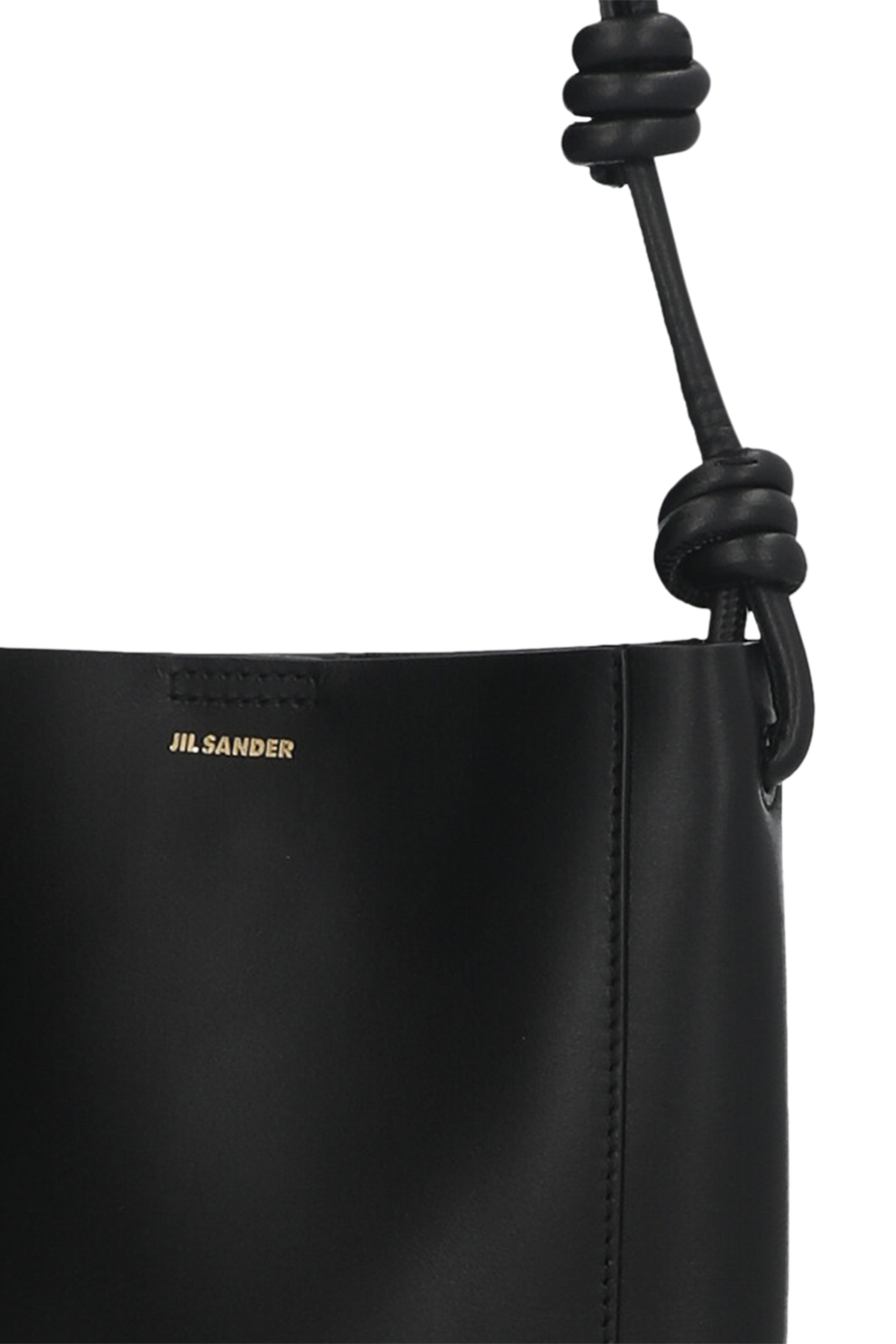 תמונת תקריב של תיק צד מעור