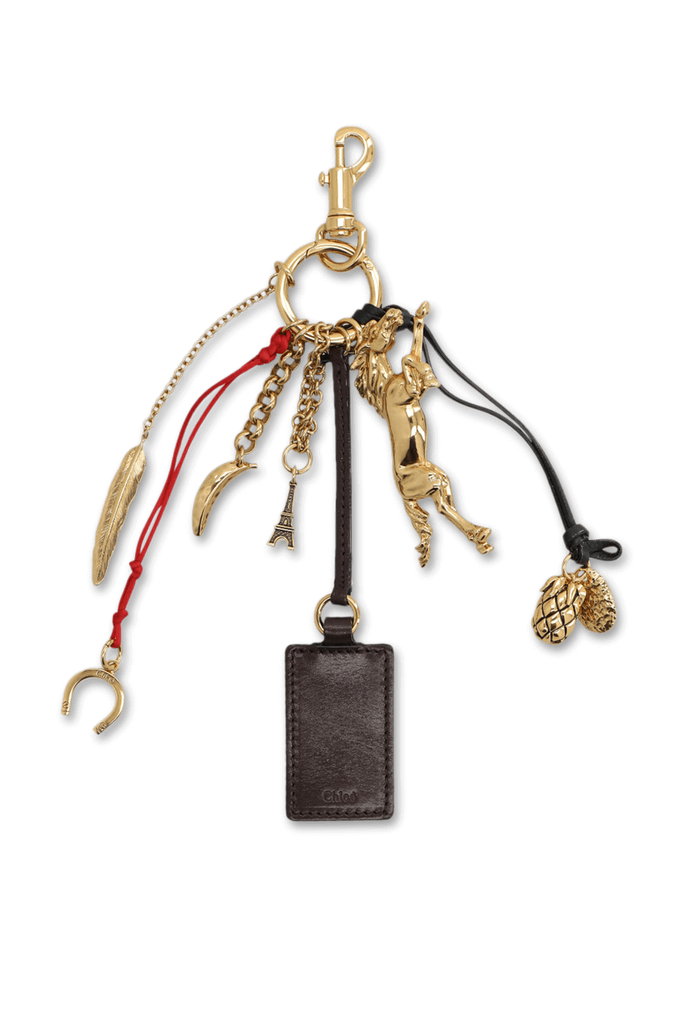 תמונה קידמית של לולאת צ'ארמס לתיק ולמפתחות