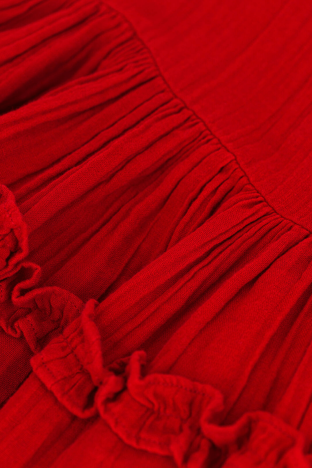 תמונת תקריב של שמלה קצרה עם מלמלה - גילאי 6-12