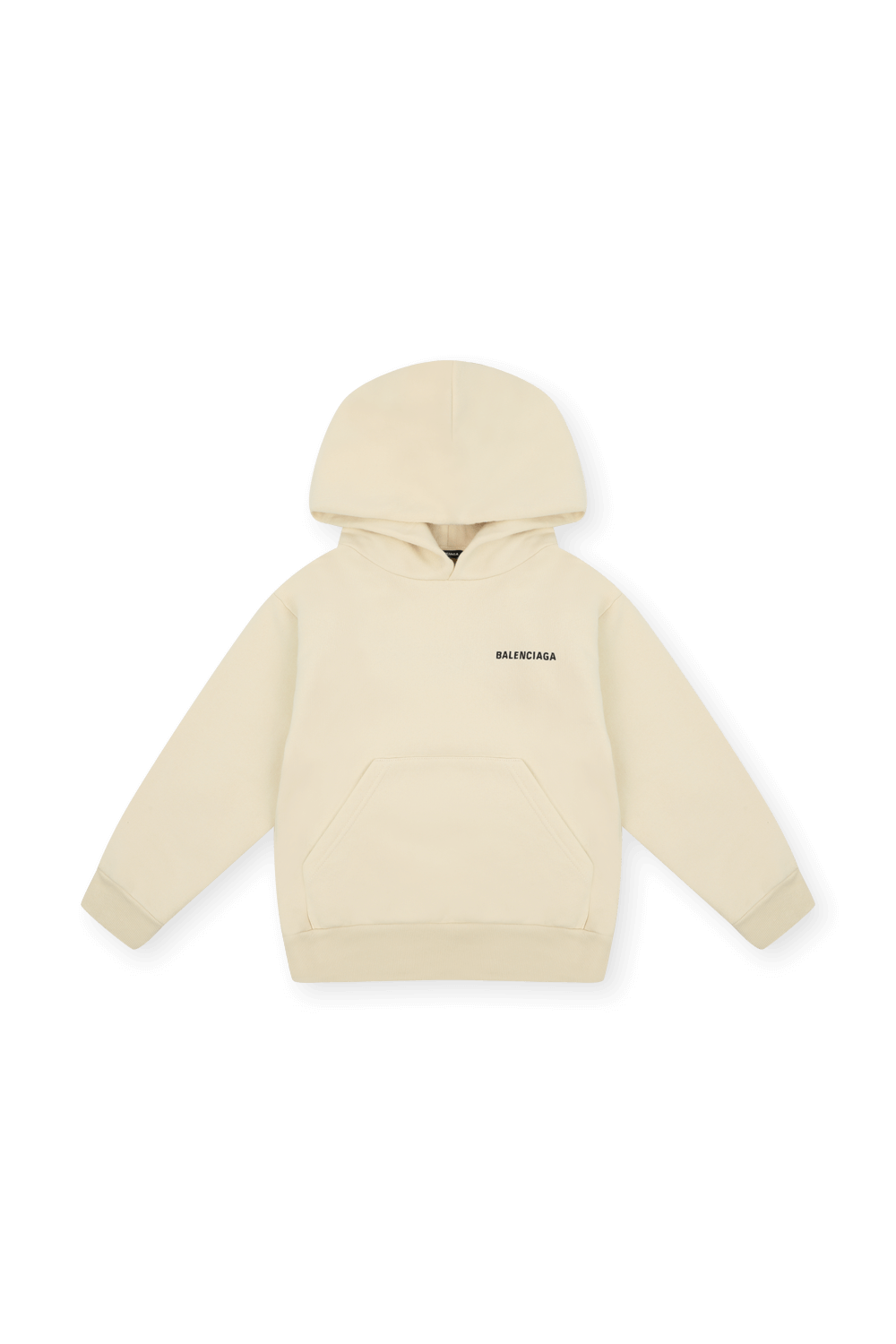 תמונה קידמית של גילאי 2-10 קפוצ'ון שמנת עם לוגו בגב