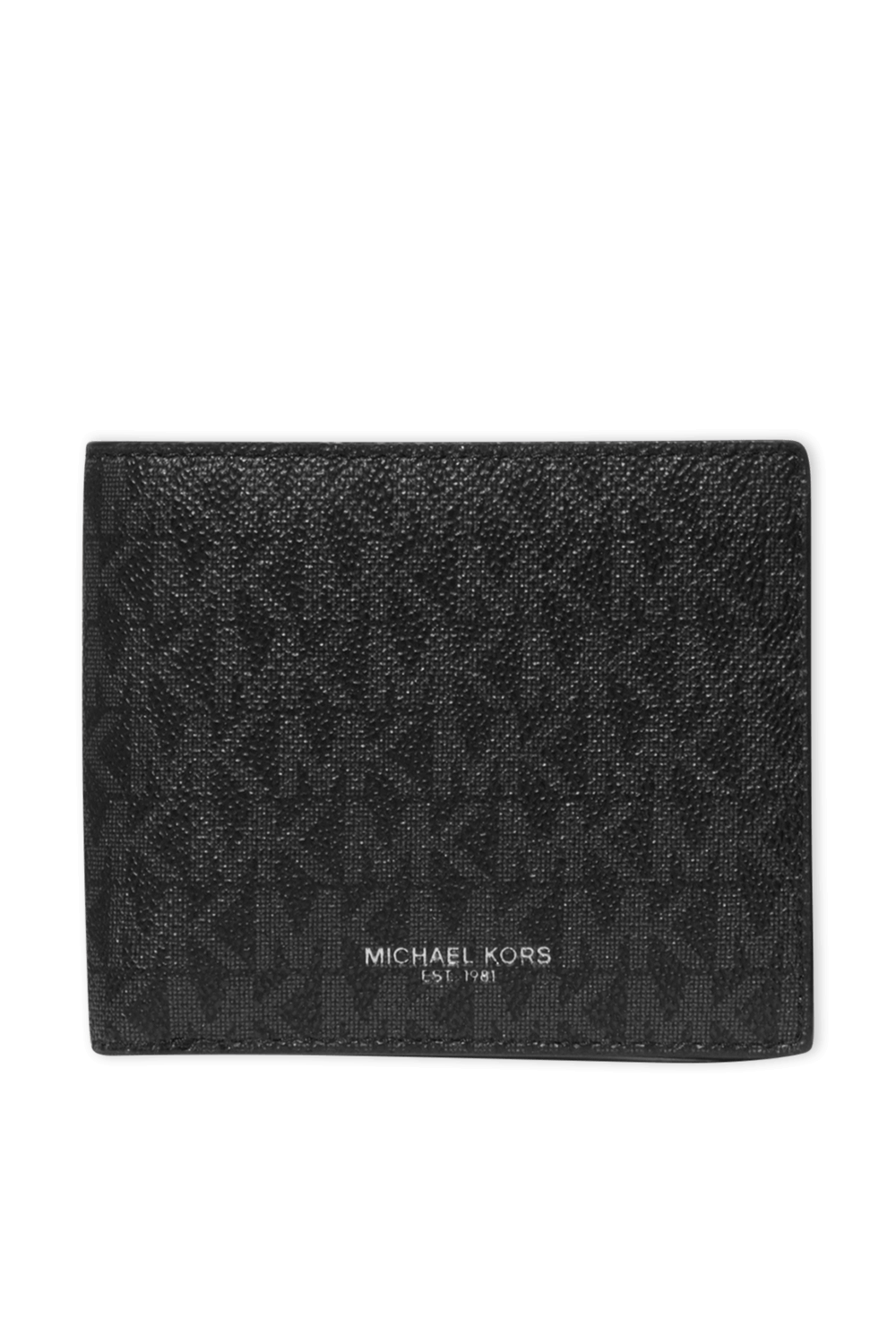 Black Greyson Logo Billfold Wallet With Coin Pocket MICHAEL KORS