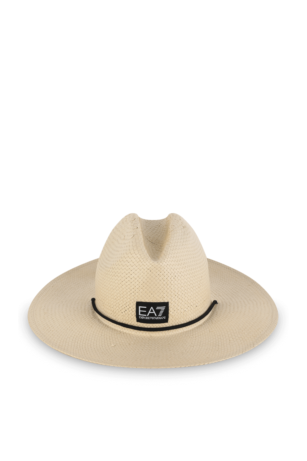 תמונה קידמית של כובע קש רחב שוליים