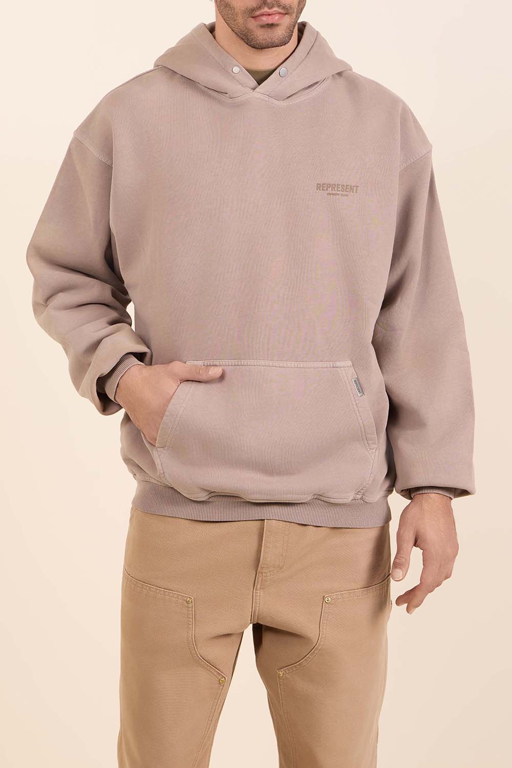 תמונת דוגמן קידמית של סווטשירט קפוצ'ון