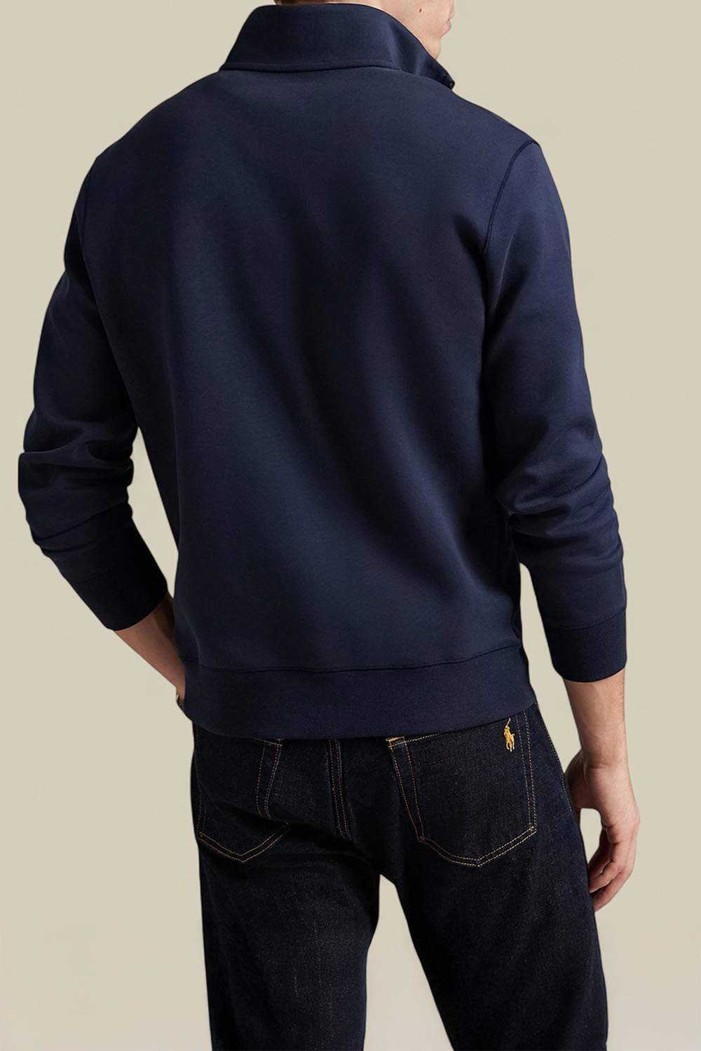 תמונת דוגמן אחורית של סריג כותנה