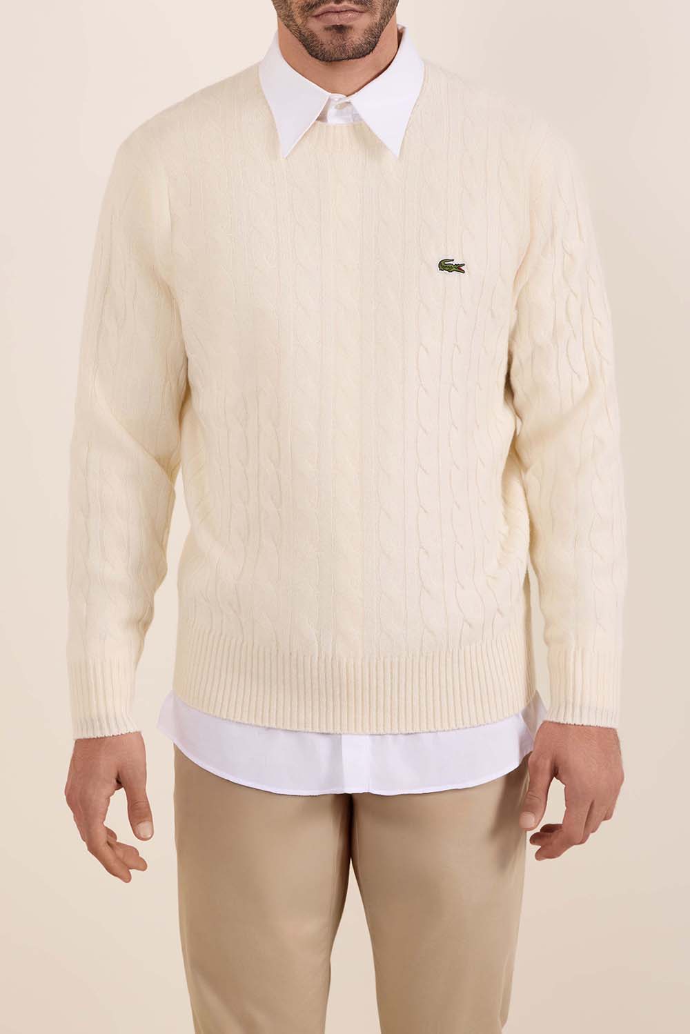 תמונת דוגמן קידמית של סריג צמר