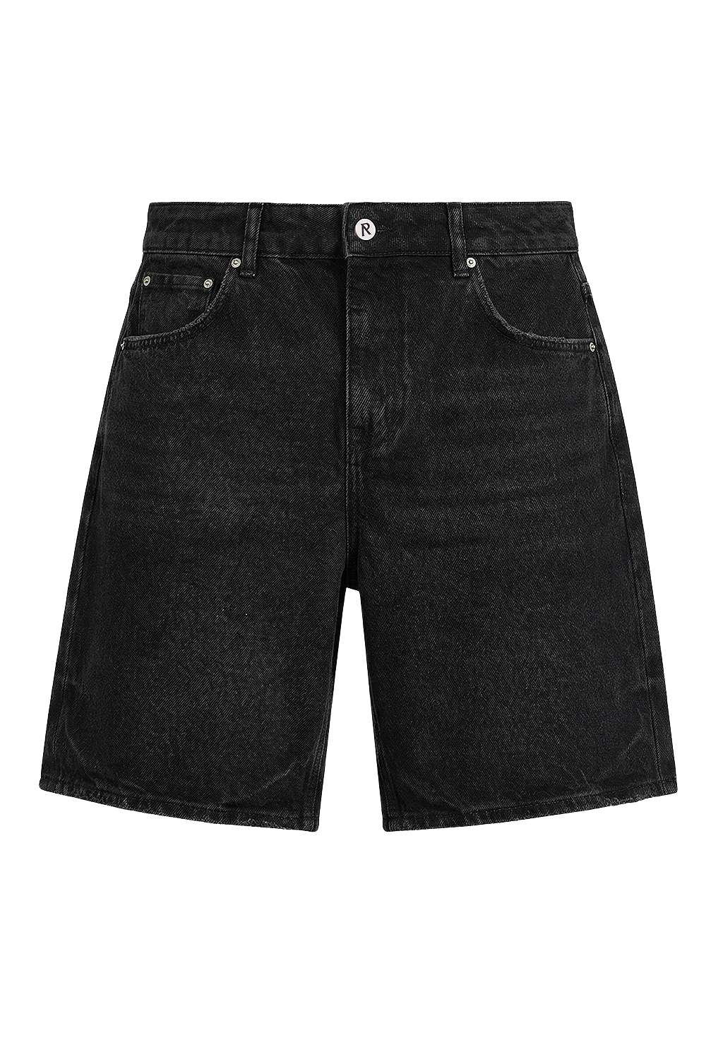 תמונה קידמית של מכנסי ג'ינס אמצע