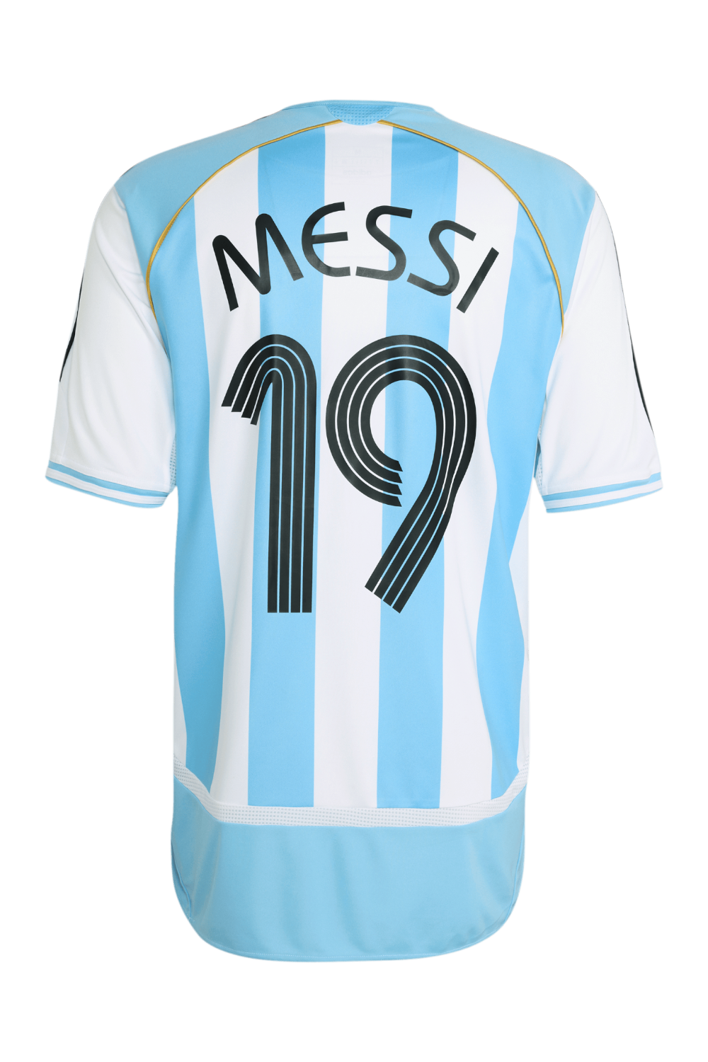 תמונה אחורית של חולצת כדורגל מסי