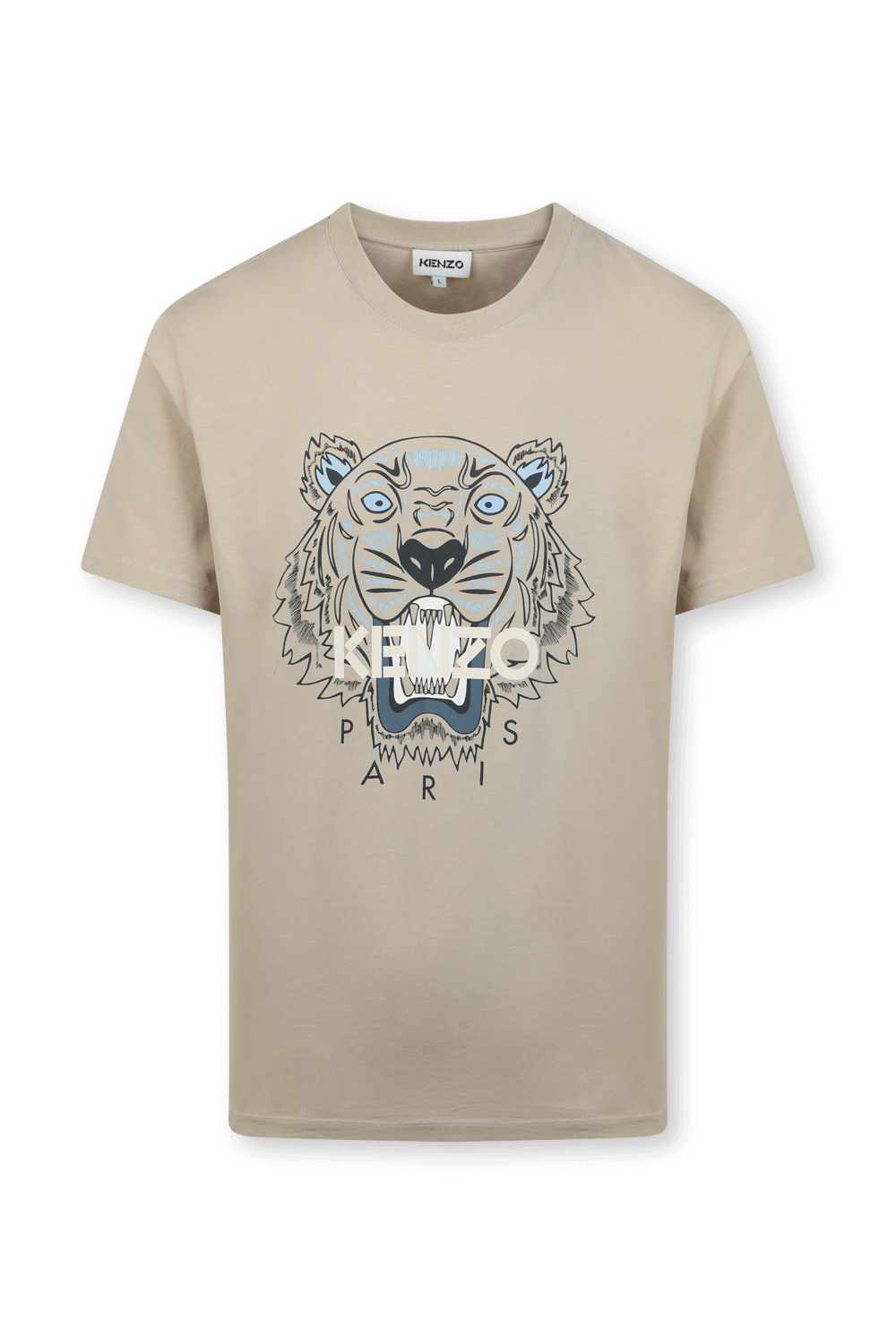 חולצת טי חומה עם סמל הנמר KENZO