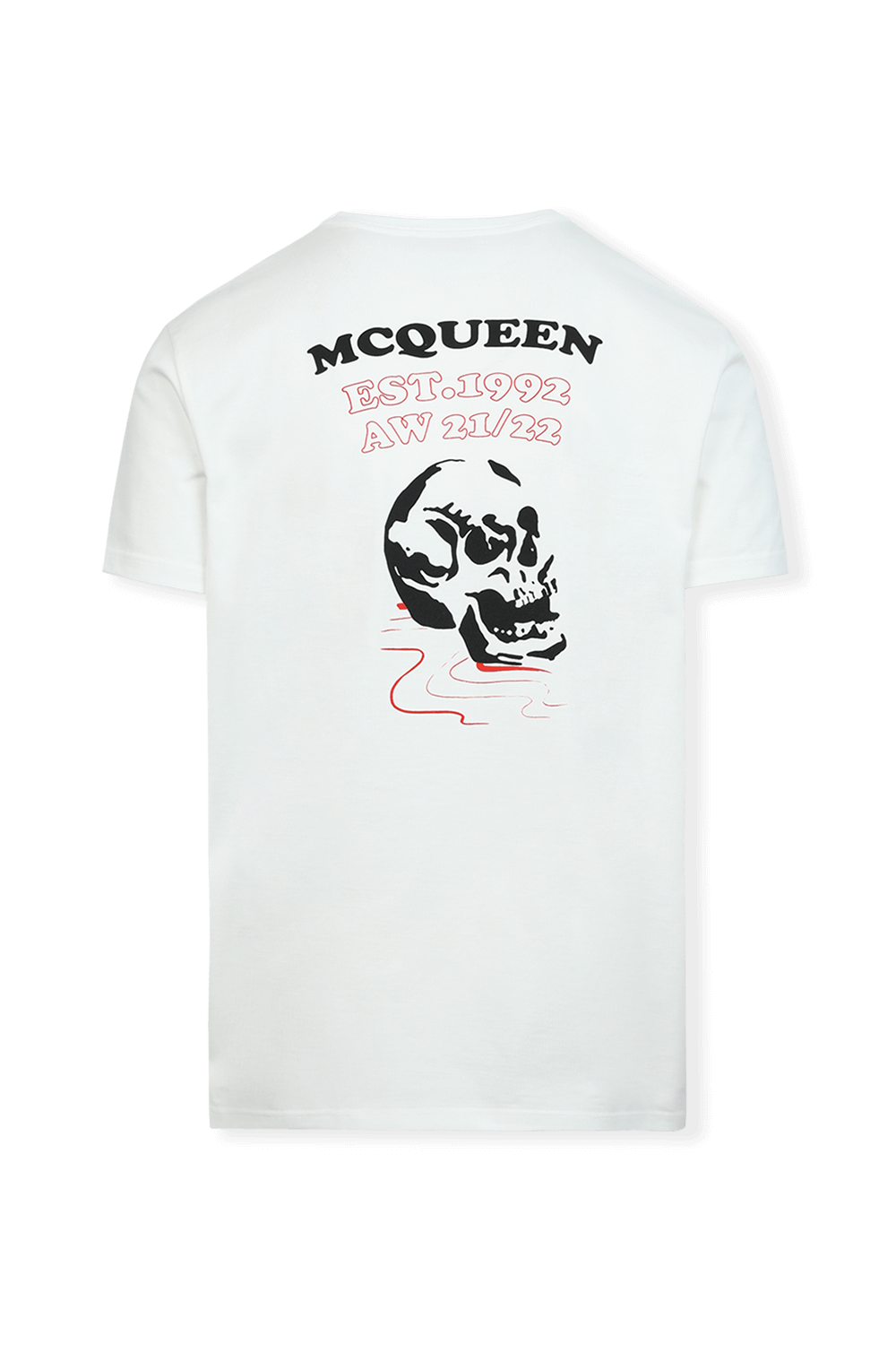 Skull Cotton Shirt in White ALEXANDER MCQUEEN