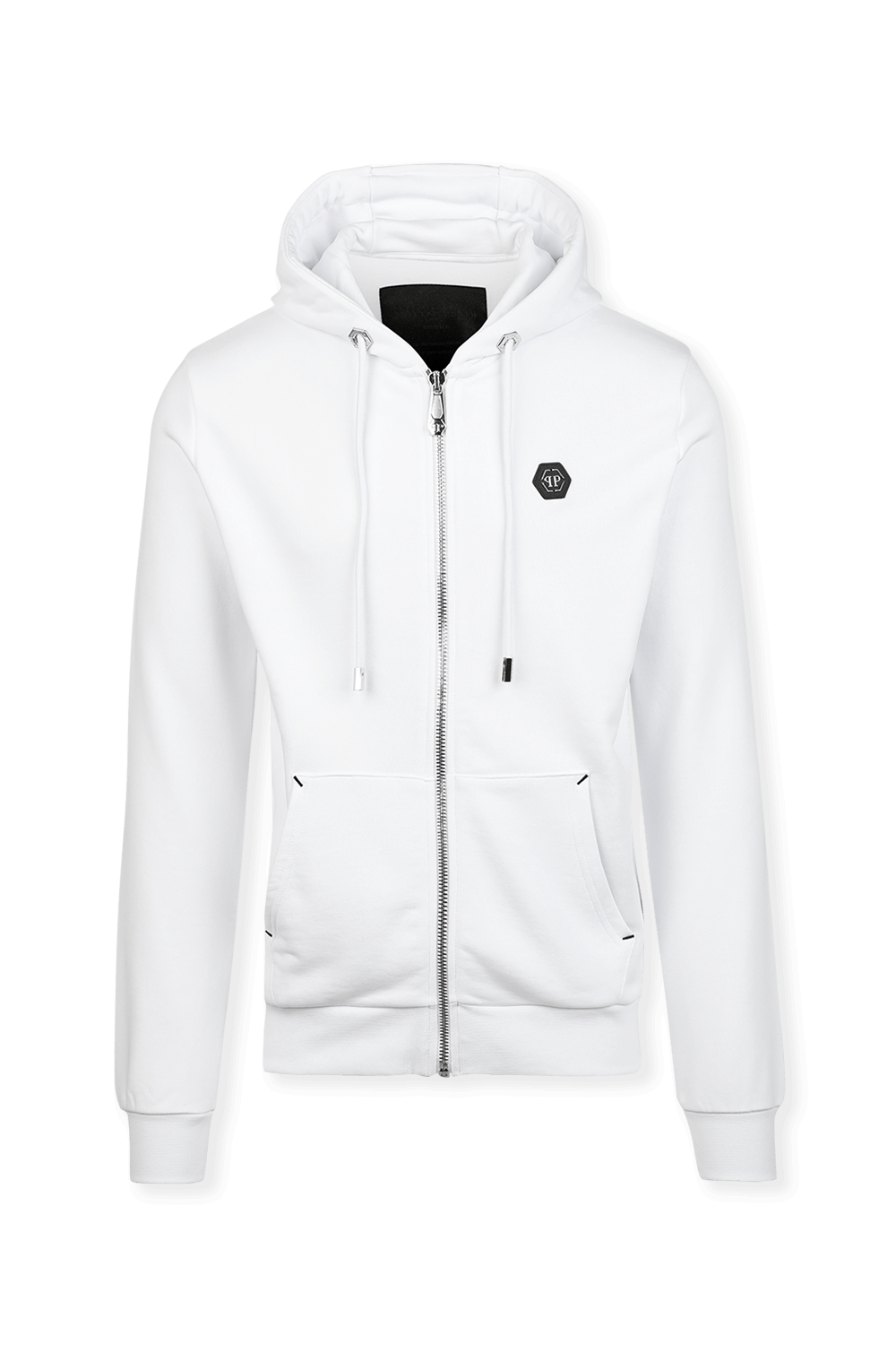 תמונה קידמית של סווטשירט קפוצ'ון מרוכסן