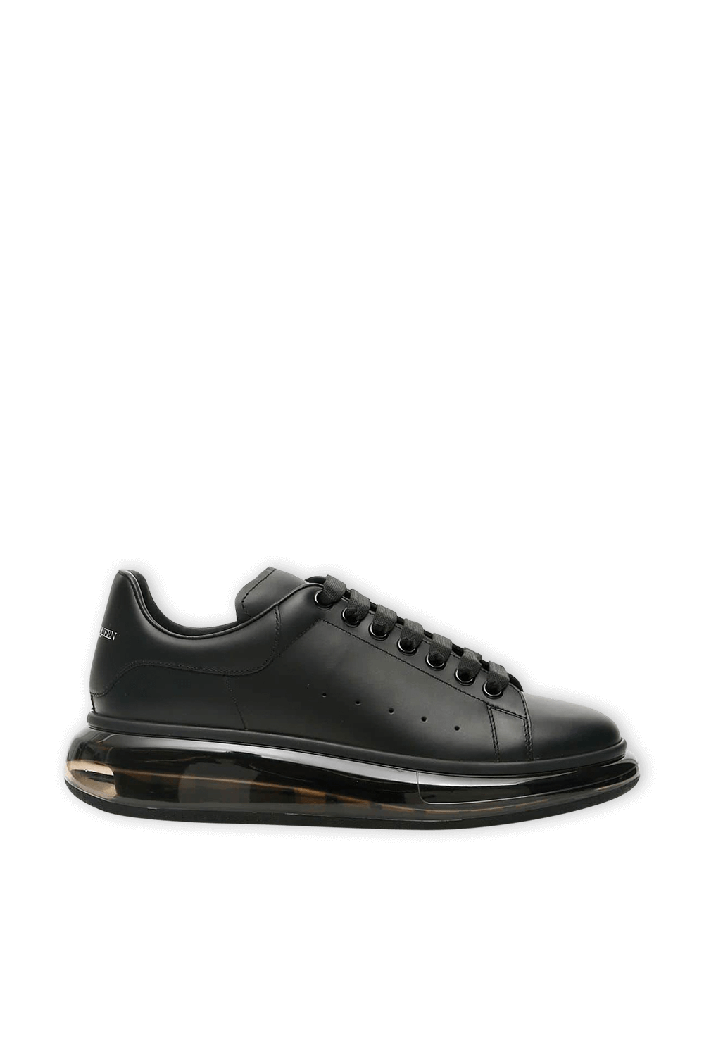 Black Oversized Sneakers with Transparent Sole ALEXANDER MCQUEEN