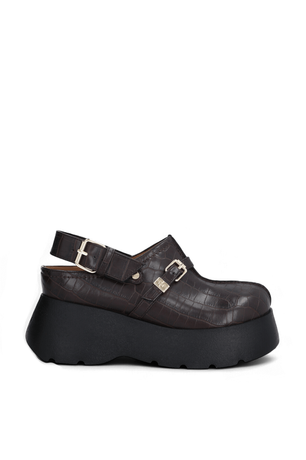 תמונה קידמית של נעלי פלטפורמה