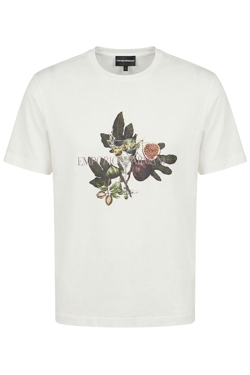 תמונה קידמית של חולצת טי עם הדפס