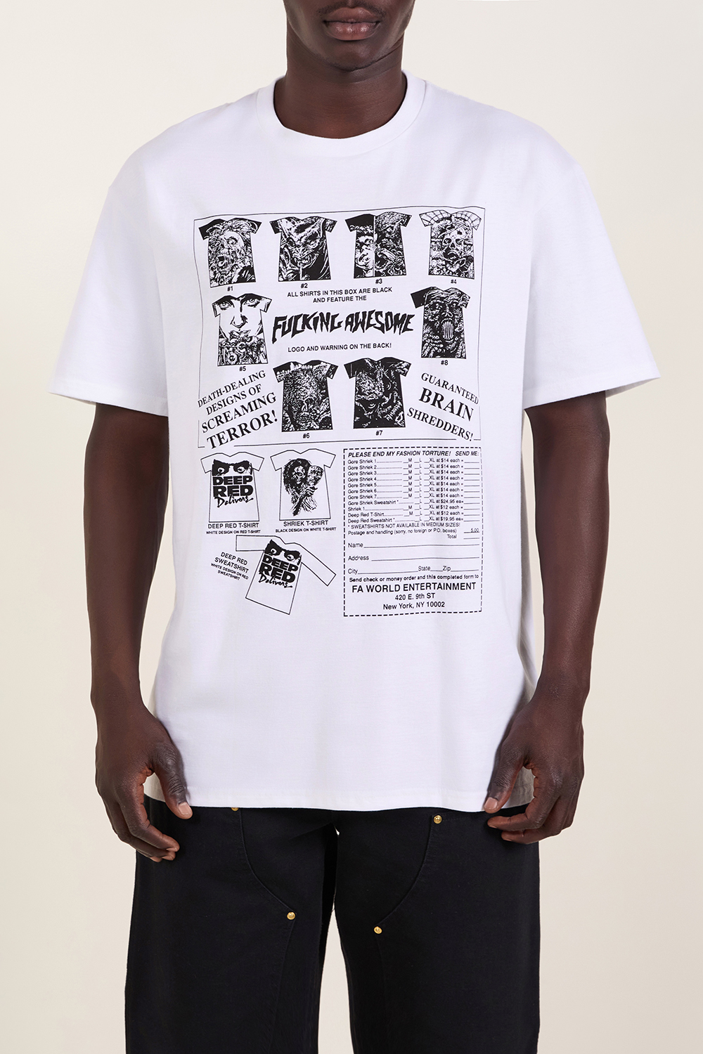 תמונת דוגמן קידמית של חולצת טי