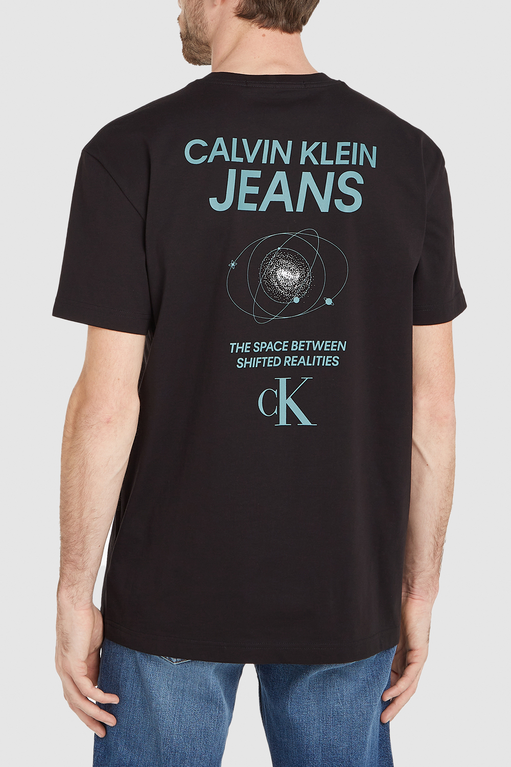חולצת טי עם הדפס חלל CALVIN KLEIN