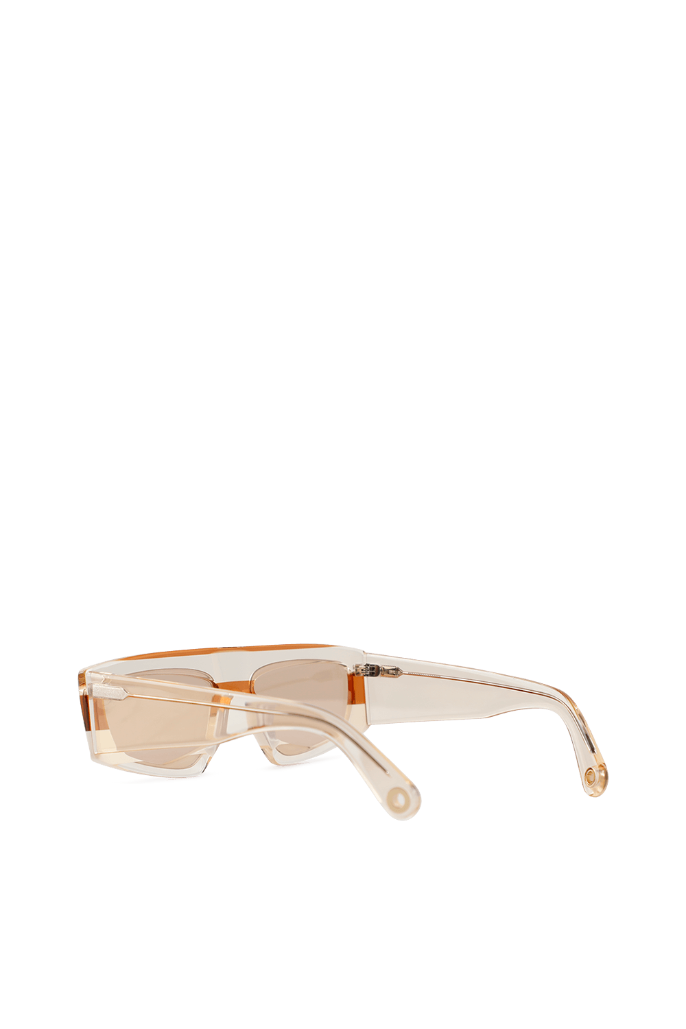 Les Lunettes Yauco in Orange and Nude JACQUEMUS